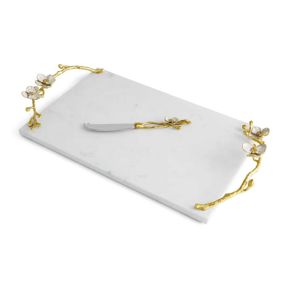 Orchid Large Cheese Board with Knife - Image 5