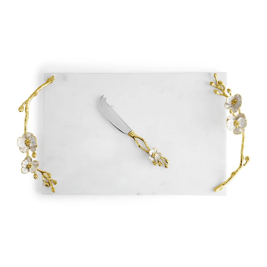 Orchid Large Cheese Board with Knife - Image 6