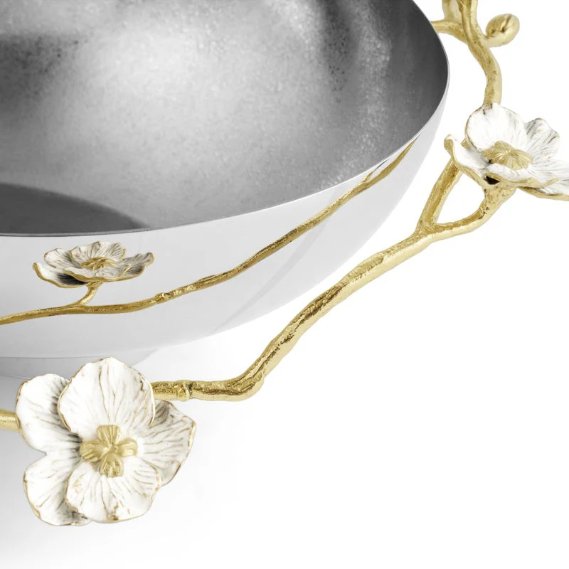 Orchid Low Oval Bowl - Image 10