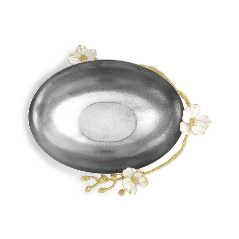 Orchid Low Oval Bowl - Image 6