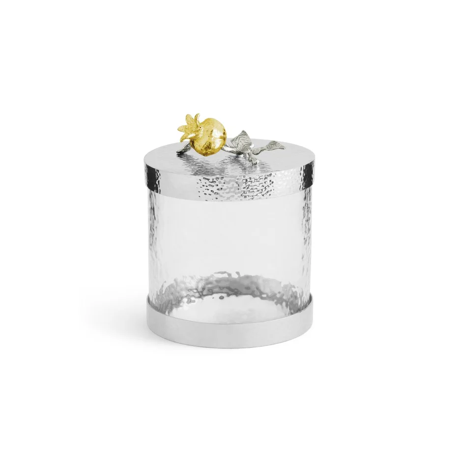 Pomegranate Silver & Gold Canisters - Image 2