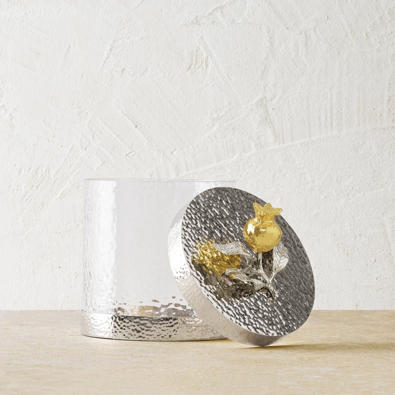 Pomegranate Silver & Gold Canisters - Image 4