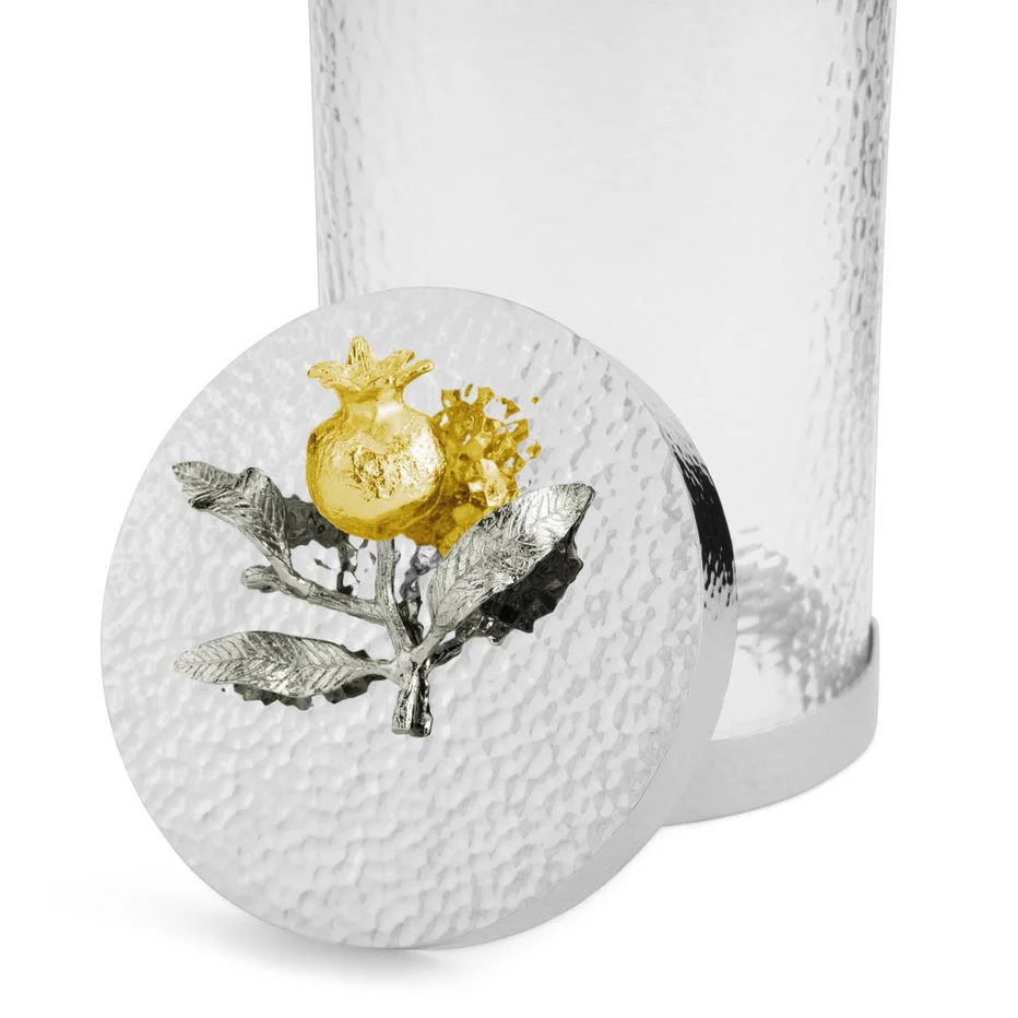 Pomegranate Silver & Gold Canisters - Image 18