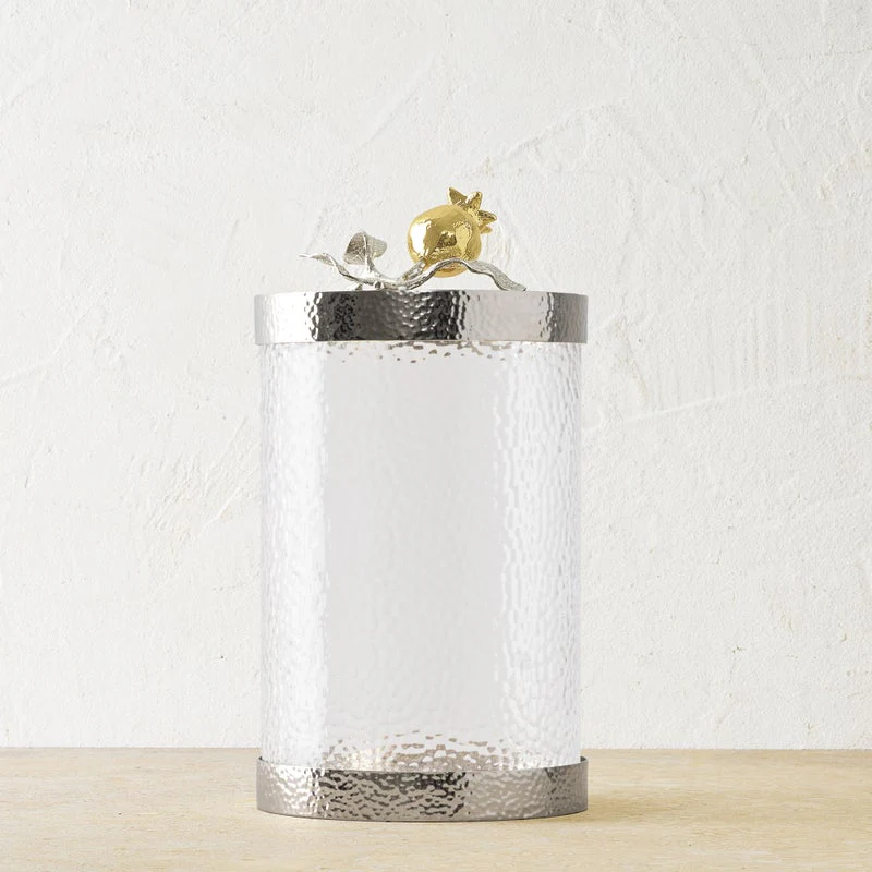 Pomegranate Silver & Gold Canisters - Image 12