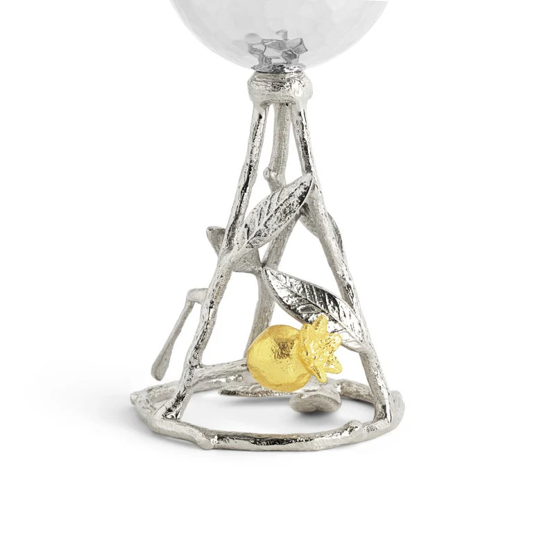 Pomegranate Silver & Gold Kiddish Cup - Image 5