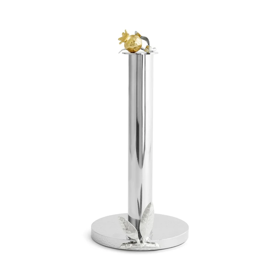 Pomegranate Silver & Gold Paper Towel Holder - Image 7