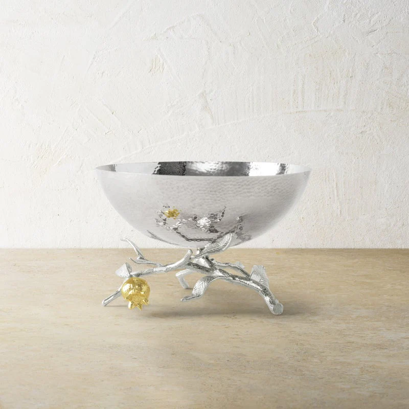 Pomegranate Silver & Gold Small Bowl - Image 2