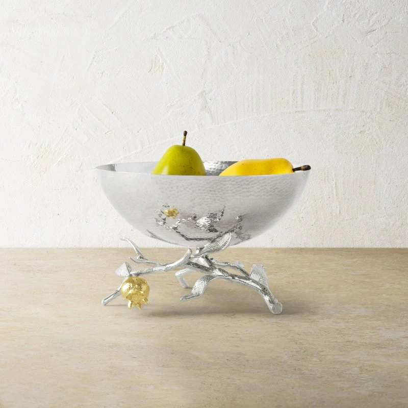 Pomegranate Silver & Gold Small Bowl - Image 3