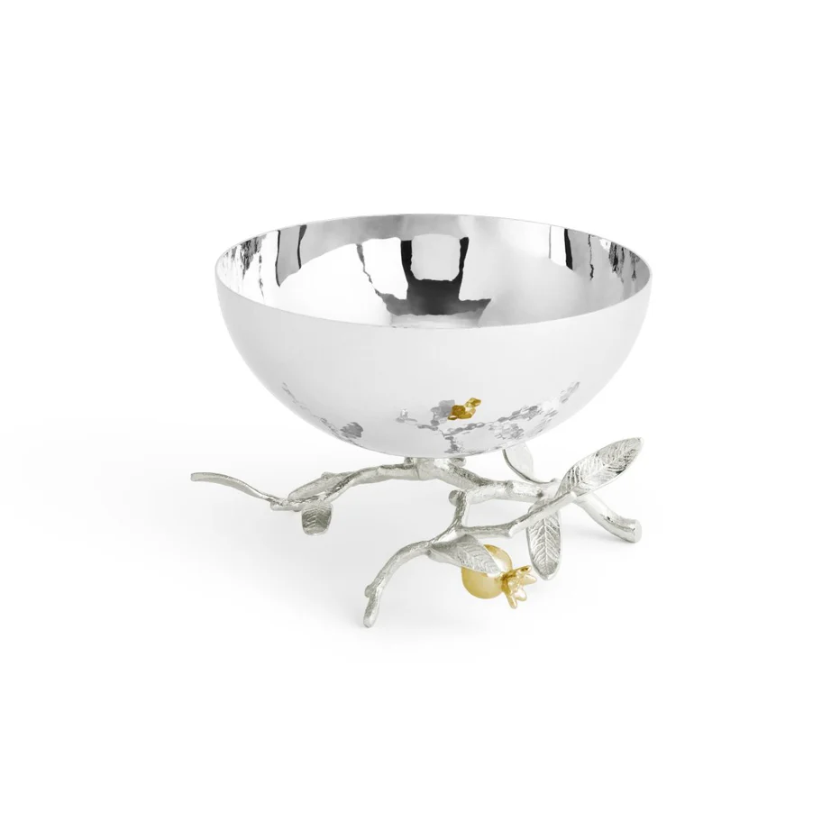 Pomegranate Silver & Gold Small Bowl - Image 5