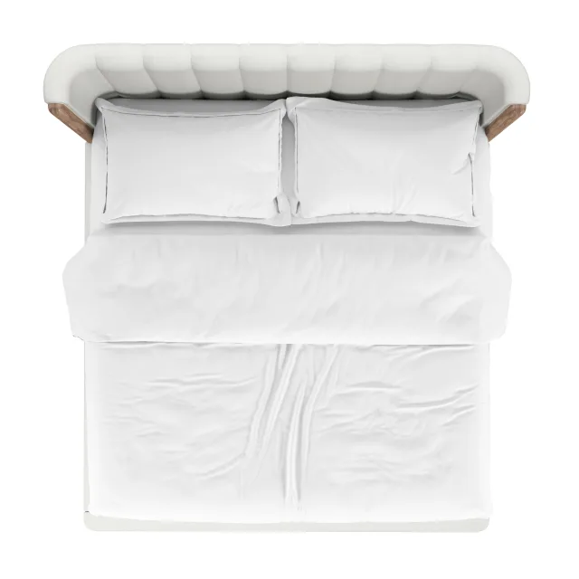 Portico-6/6 Upholstered Shelter Bed - Image 3