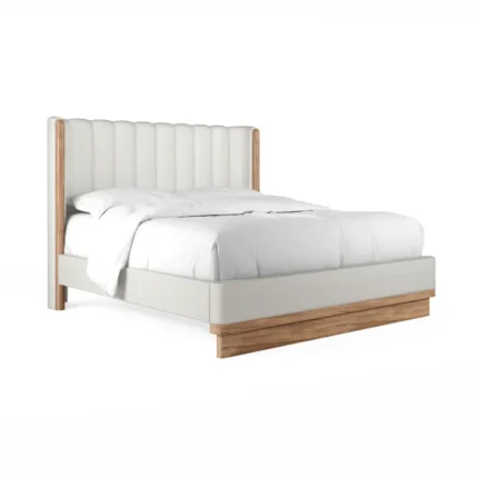 Portico-6/6 Upholstered Shelter Bed