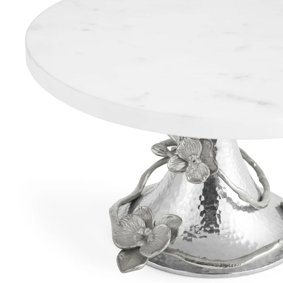 White Orchid Cake Stand - Image 2