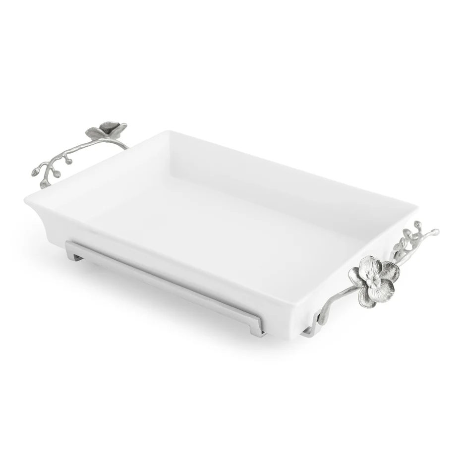 White Orchid Casserole Dish - Image 6