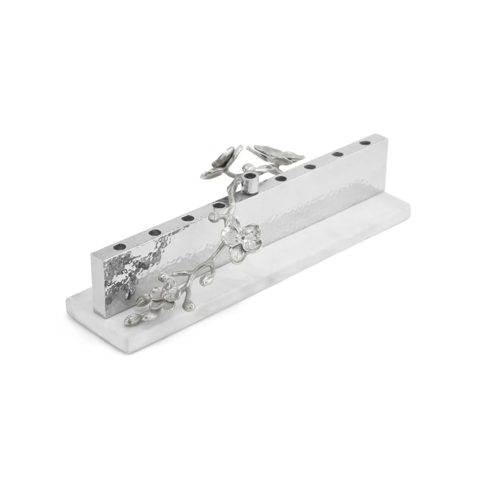 White Orchid Menorah - Image 3