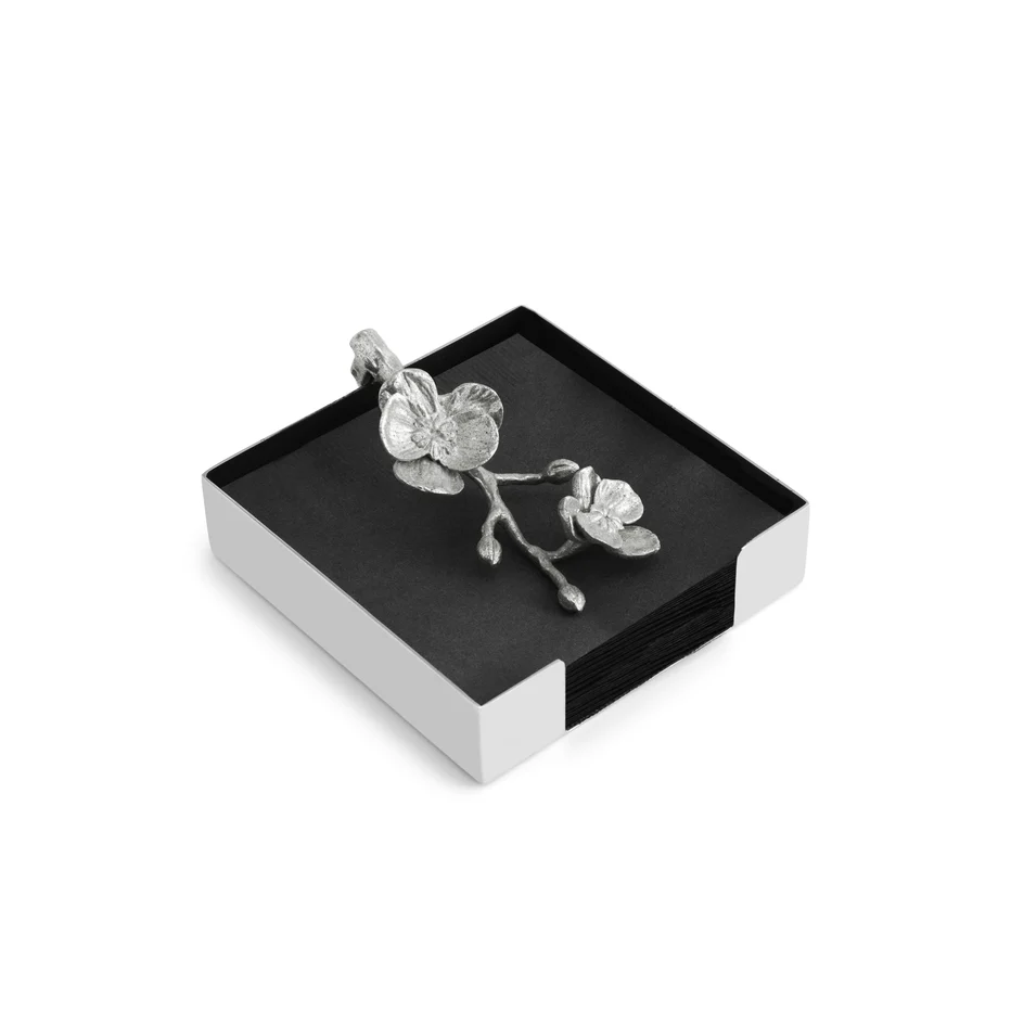 White Orchid Napkin Holder - Image 5