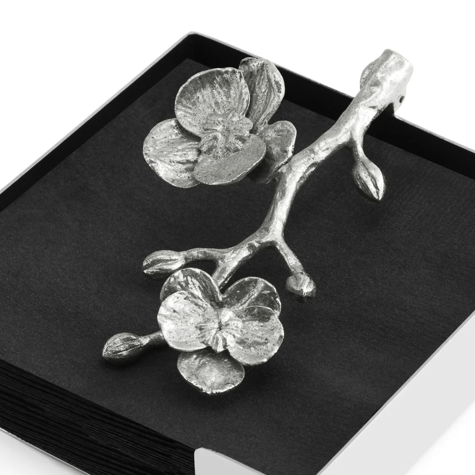White Orchid Napkin Holder - Image 6