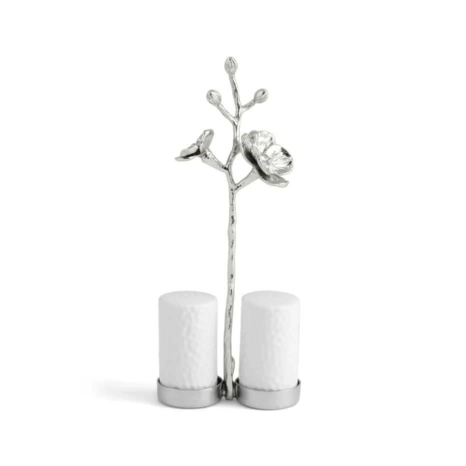 White Orchid Salt & Pepper Set - White - Image 4
