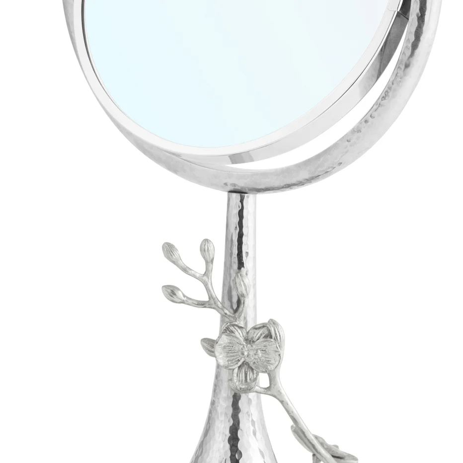 White Orchid Vanity Mirror - Image 3
