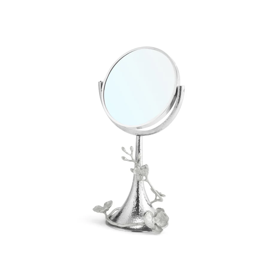 White Orchid Vanity Mirror - Image 4