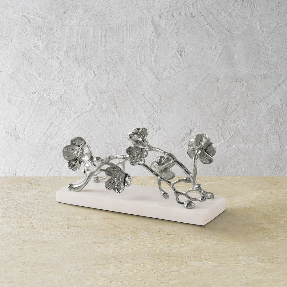 White Orchid Vertical Napkin Holder - Image 2