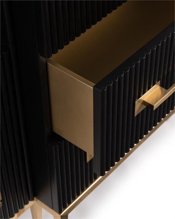 John Richard Black Satin Cabinet - Image 6