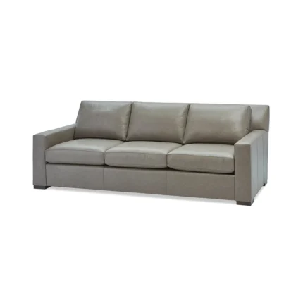 Massoud Charles Leather Sofa