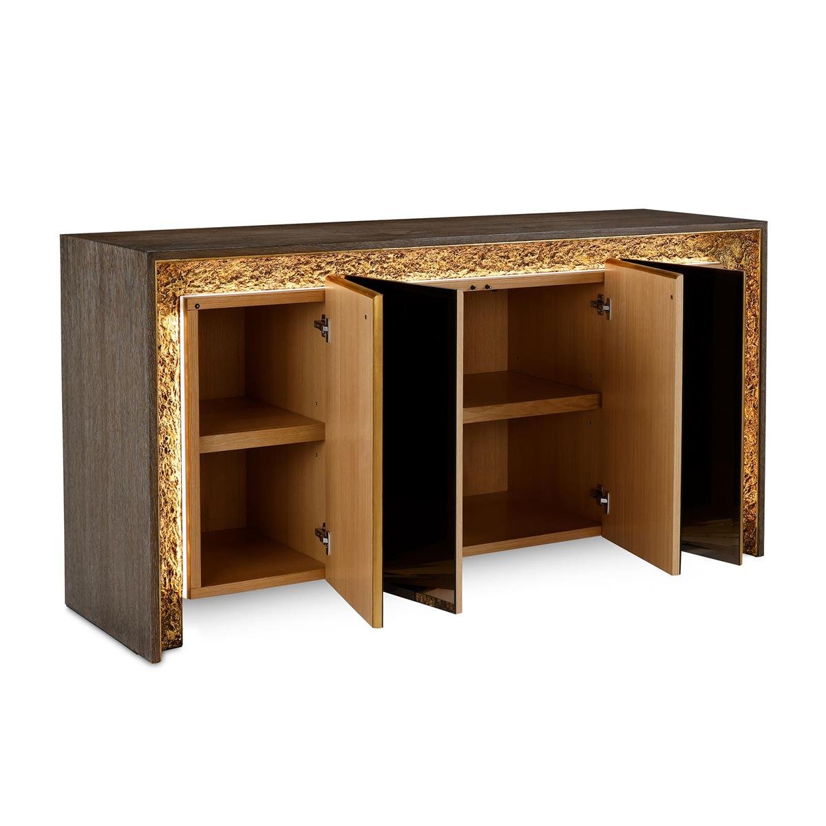Coloma Four-Door Lighted Credenza - Image 2