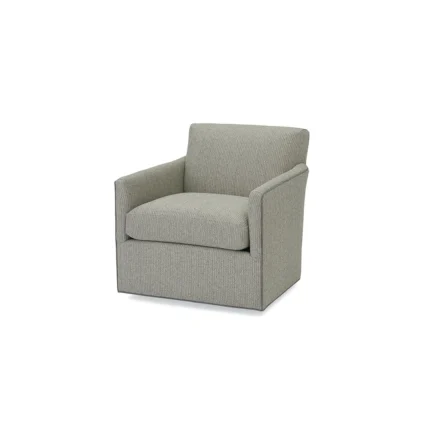 Massoud Ken 31 inches W Polyester Swivel Armchair