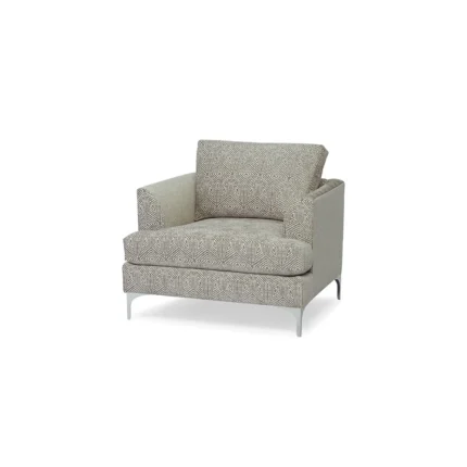 Massoud Lauren Chrome Chair