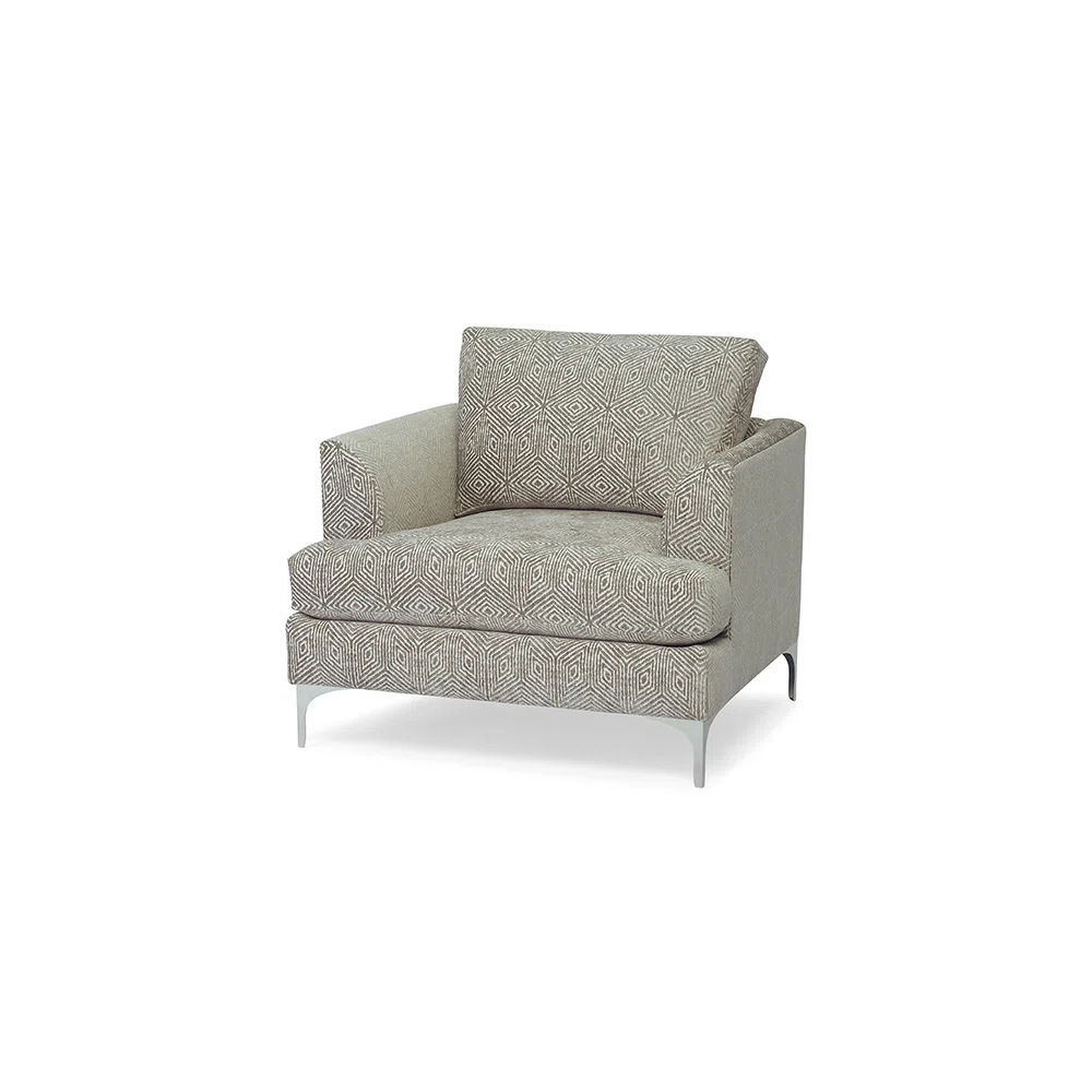 Massoud Lauren Chrome Chair