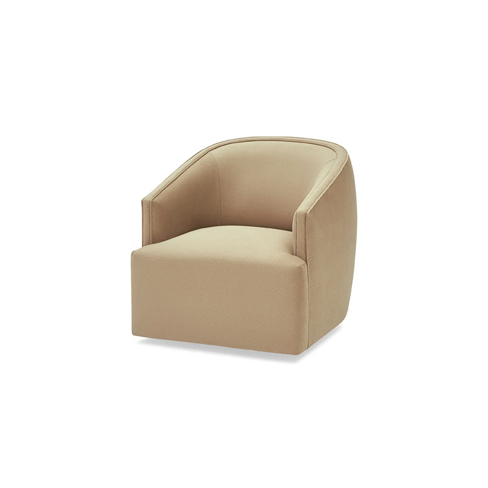 Massoud Orbit Swivel Barrel Chair