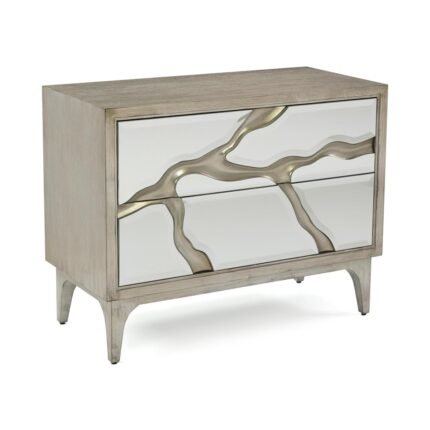 Ravine Silver Night Table