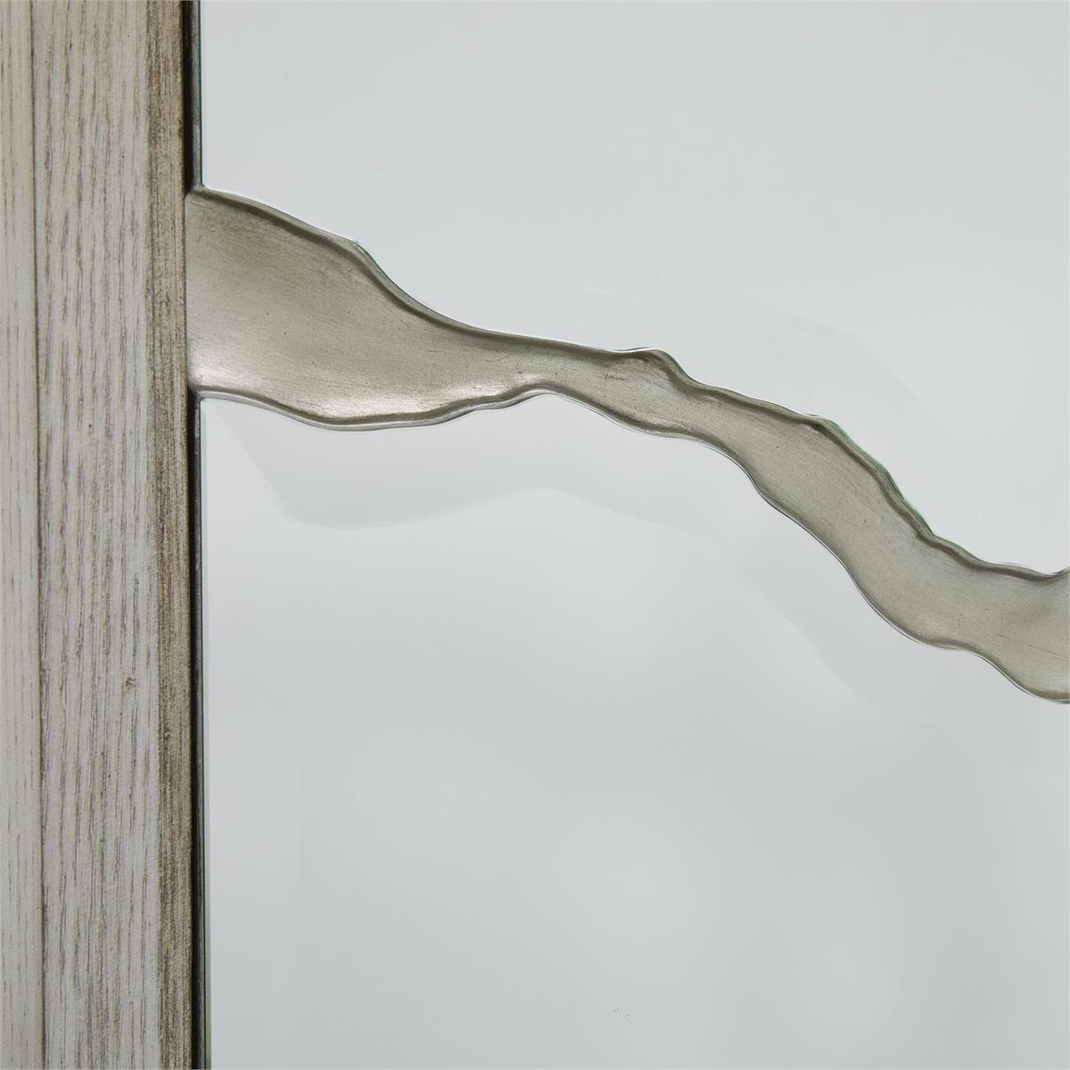 Ravine Six-Door Credenza, Silver - Image 3