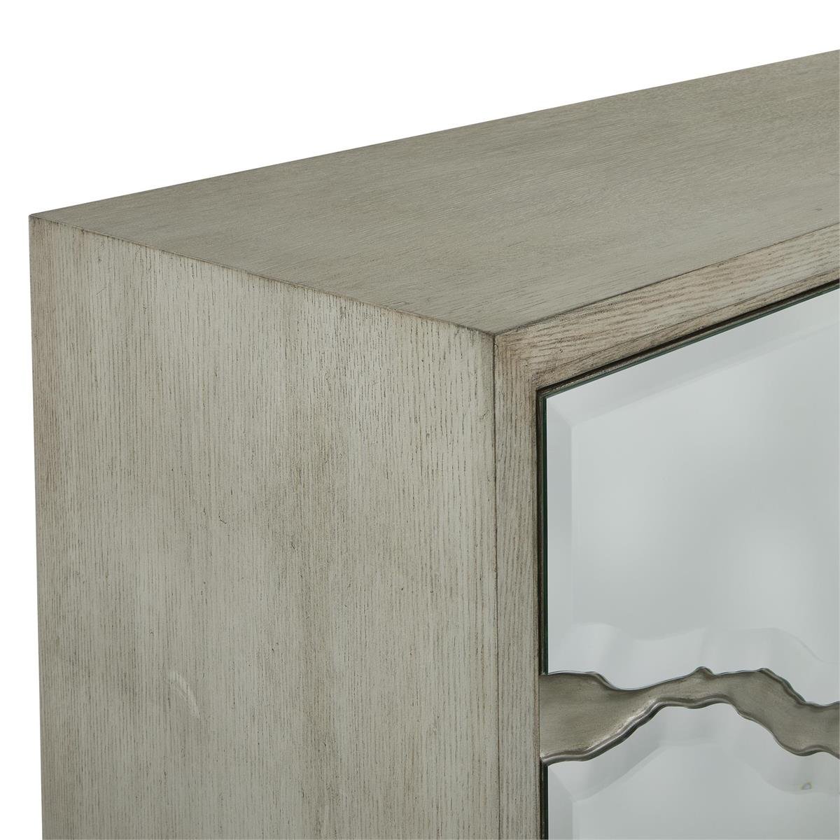 Ravine Six-Door Credenza, Silver - Image 4