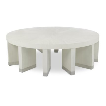 Revolve Cocktail Table, White