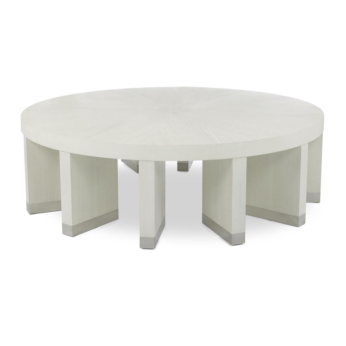 Revolve Cocktail Table, White