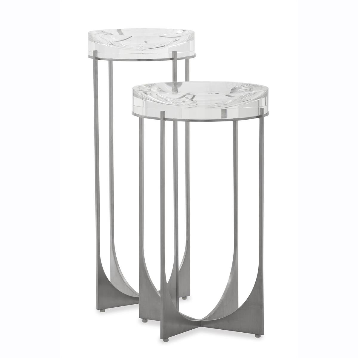 Svelte Martini Table II, Silver - Image 2