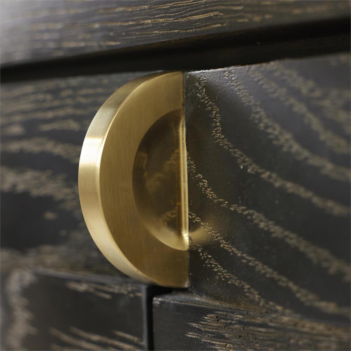 Tessere Four-Door Credenza, Black - Image 8