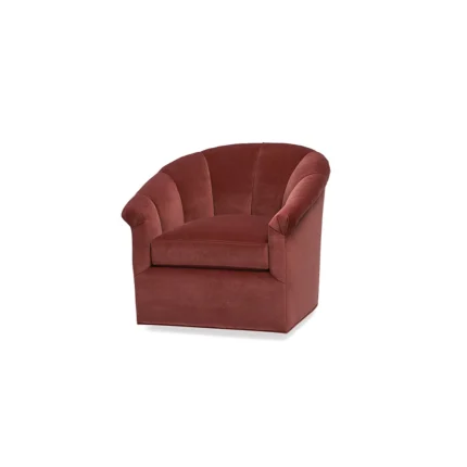 Massoud Tulip Swivel Barrel Chair
