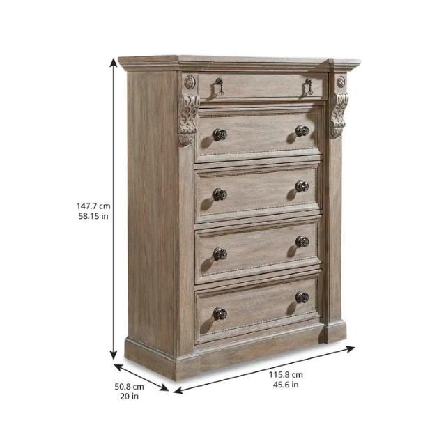 ART Furniture Arch Salvage-Jackson Drawer Chest-Parch - Image 5