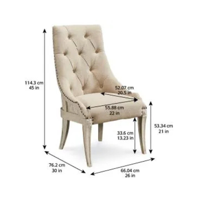 ART Furniture Arch Salvage-Reeves Host Chair-Cirrus - Image 8