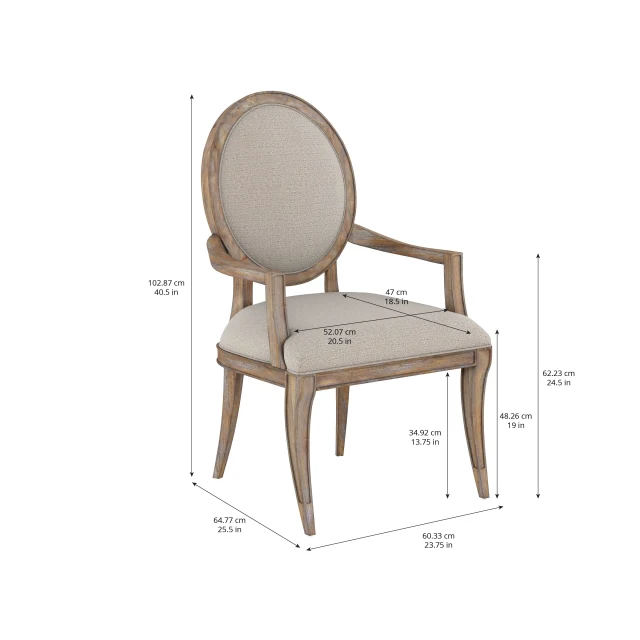 ART Furniture Architrave Oval Arm Chair - Image 7