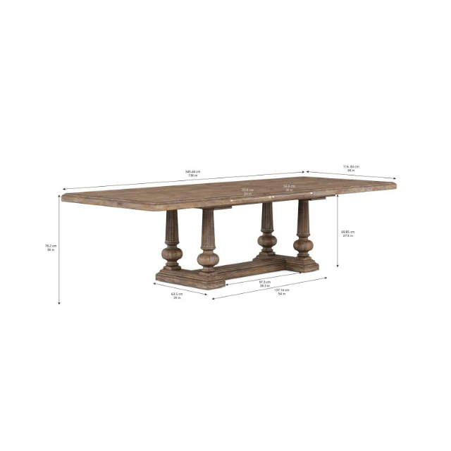 ART Furniture Architrave Trestle Dining Table - Image 12