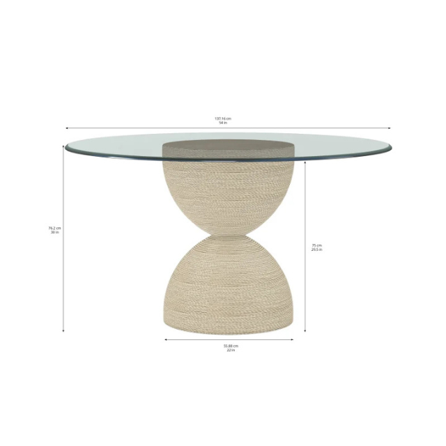 ART Furniture Cotiere 54" Round Dining Table - Image 3