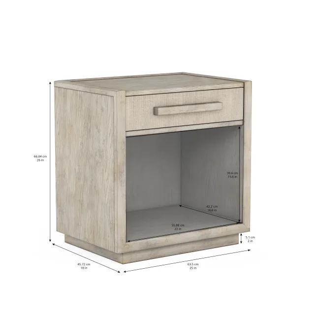 ART Furniture Cotiere Small Single Drawer Nightstand - Image 4