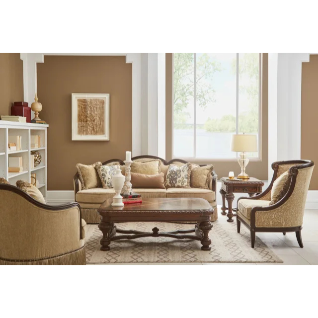 ART Furniture Giovanna Carved Wood Accent Chair - Image 3