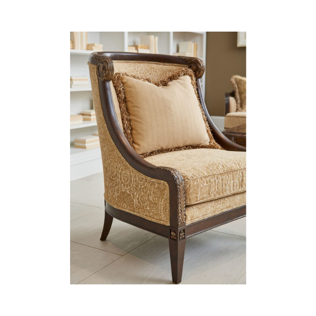 ART Furniture Giovanna Carved Wood Accent Chair - Image 2