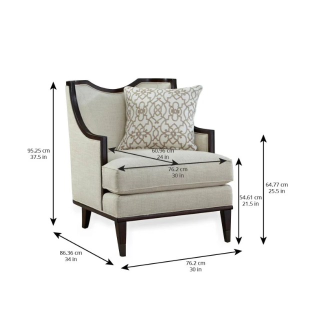 ART Furniture Harper Ivory-Matching Chair - Image 3