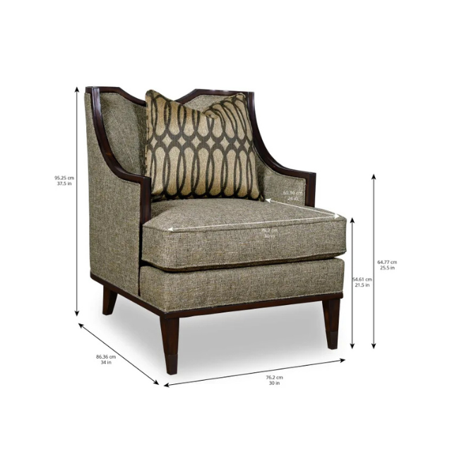 ART Furniture Harper Mineral- Matching Chair - Image 4