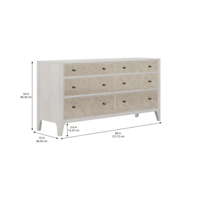 ART Furniture Mezzanine 6 Drawer Mirrored Dresser - Image 10